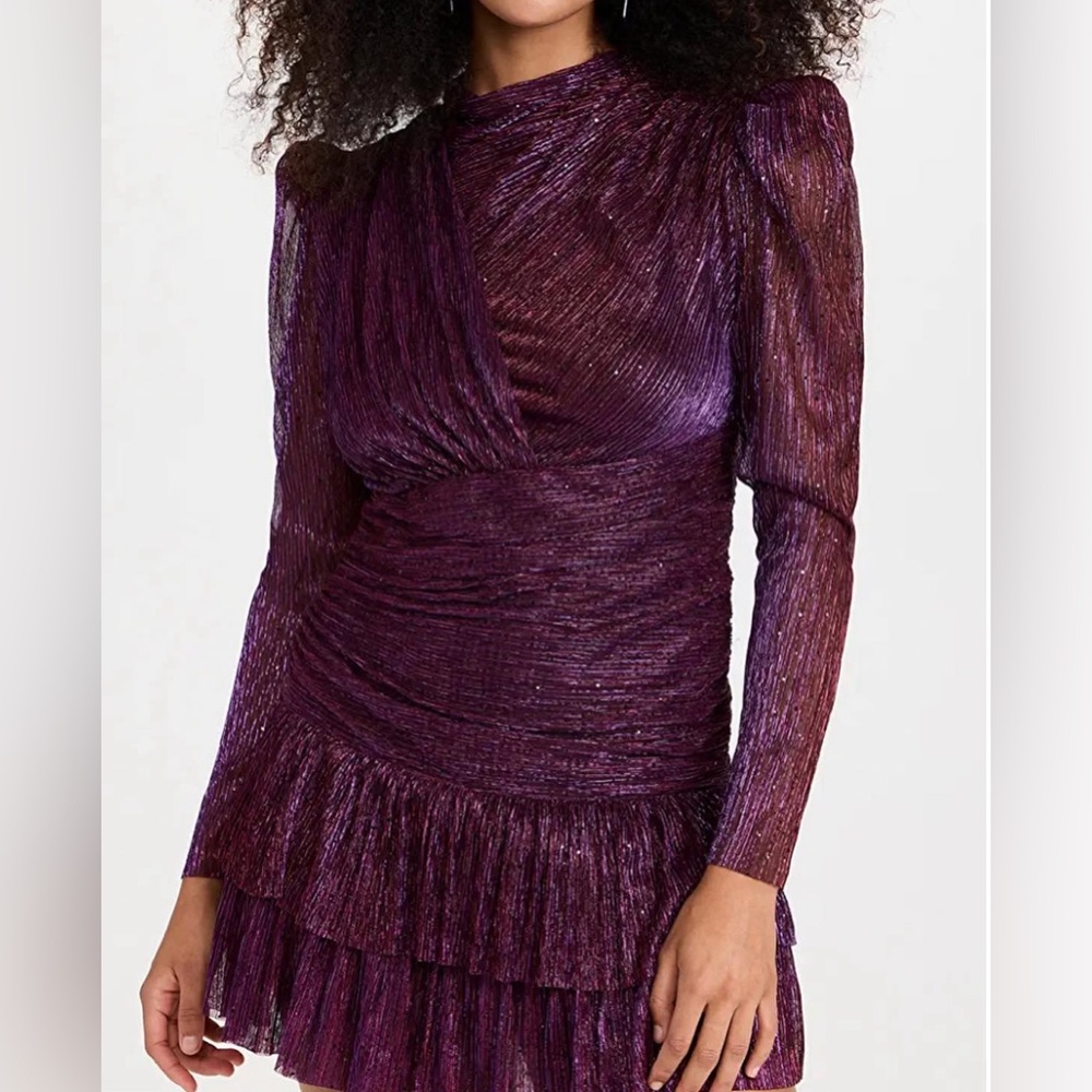 Sabrina Musayev Purple dress